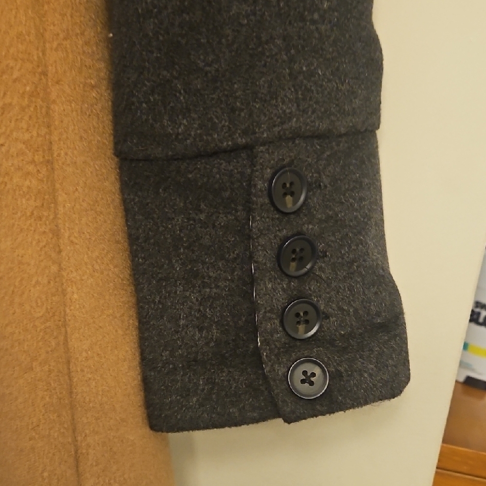 Vici Camel and Charcoal Teddy Jacket - Picture 5 of 5